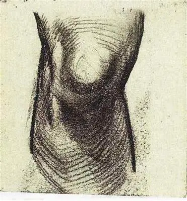 Sketch of a knee, Vincent van Gogh, 1886