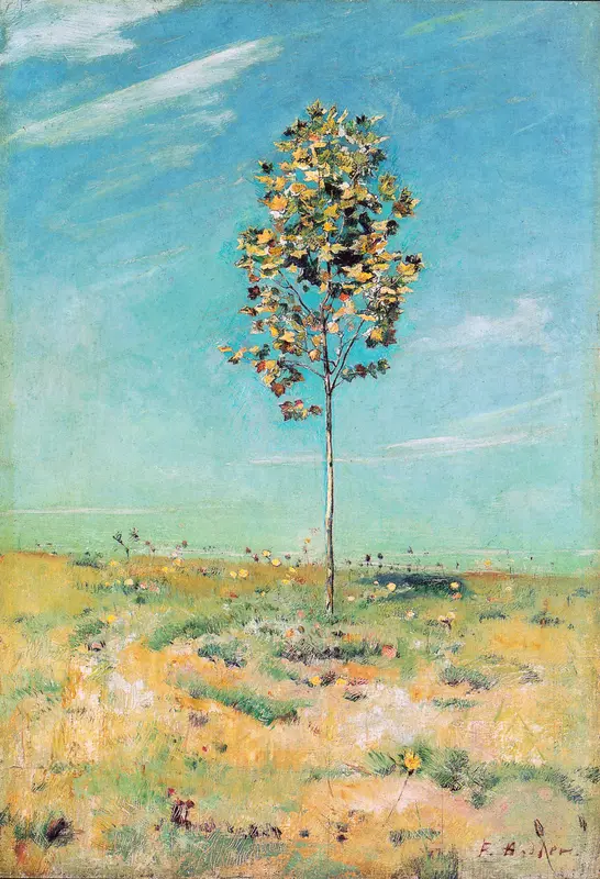The small plantane, Ferdinand Hodler, 1890